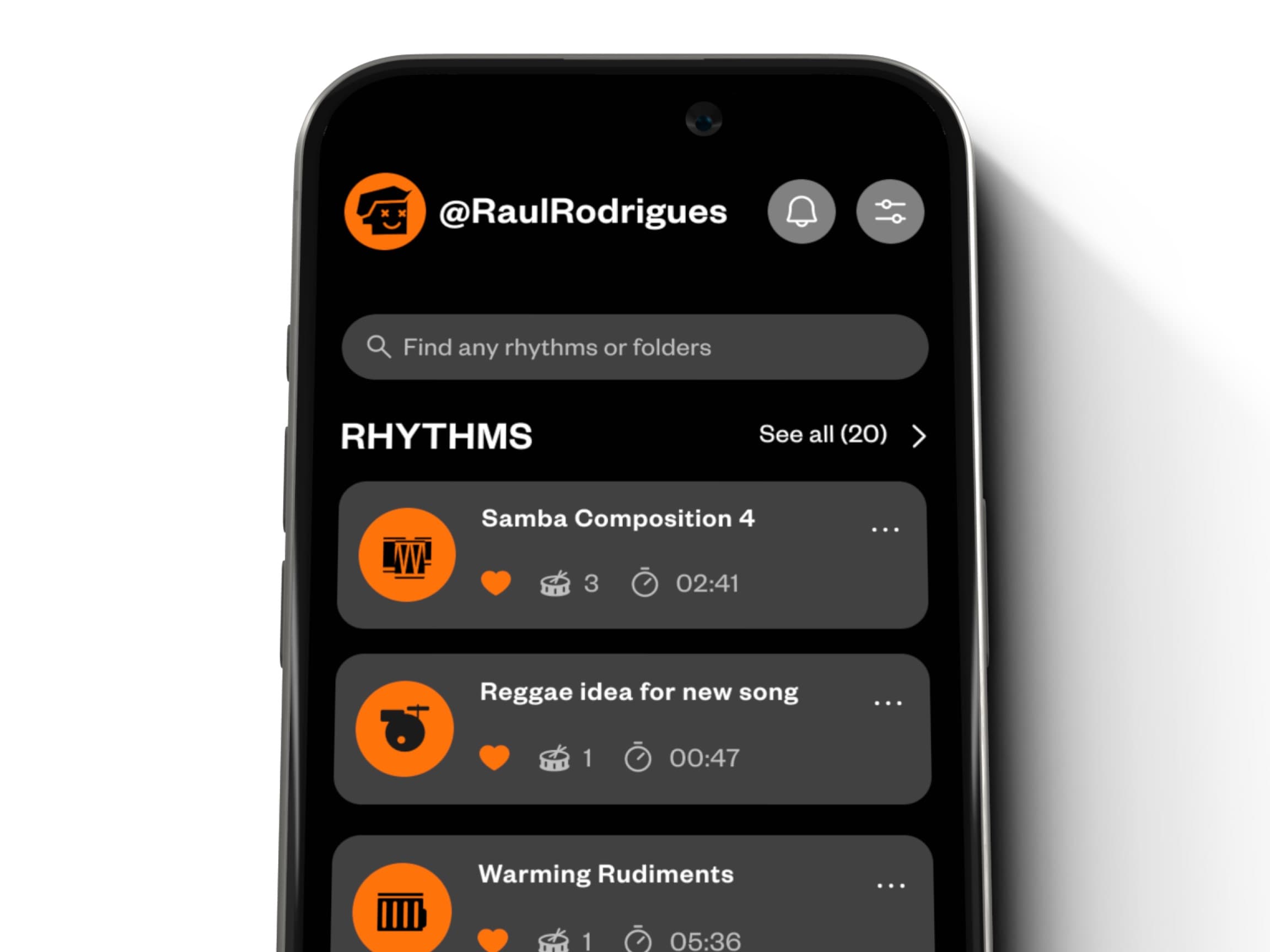 Implementation step 3 for bands