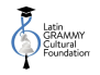 Drum Notes app mockup, featuring drum notes, app logo, and Latin Grammy Cultural Foundation award.